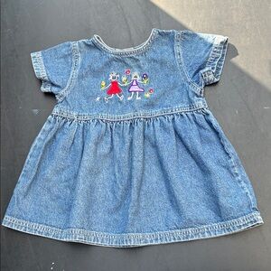 Old Navy Baby Blue Denim Dress Size 12-18 Months